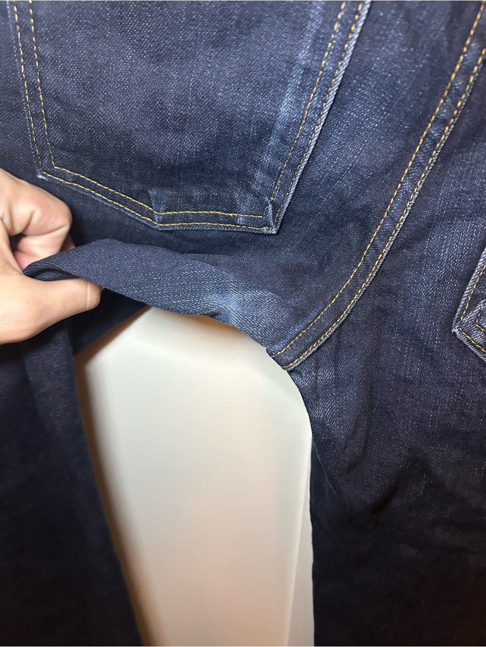 Naked & Famous Deep Indigo Stretch Selvedge Denim jeans - Picture 12 of 13